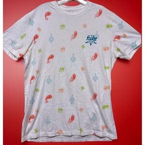 The Nike TEE Paisley AOP Graphic T-Shirt Men's Size L White Streetwear